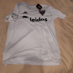 Brand New Adidas 2019 DC United Away Jersey White Mens Medium